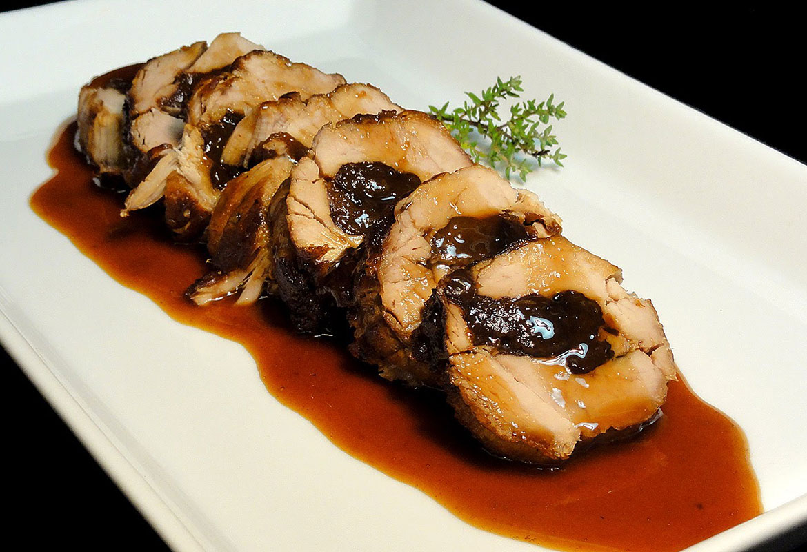 Filete en Salsa de Ciruelas