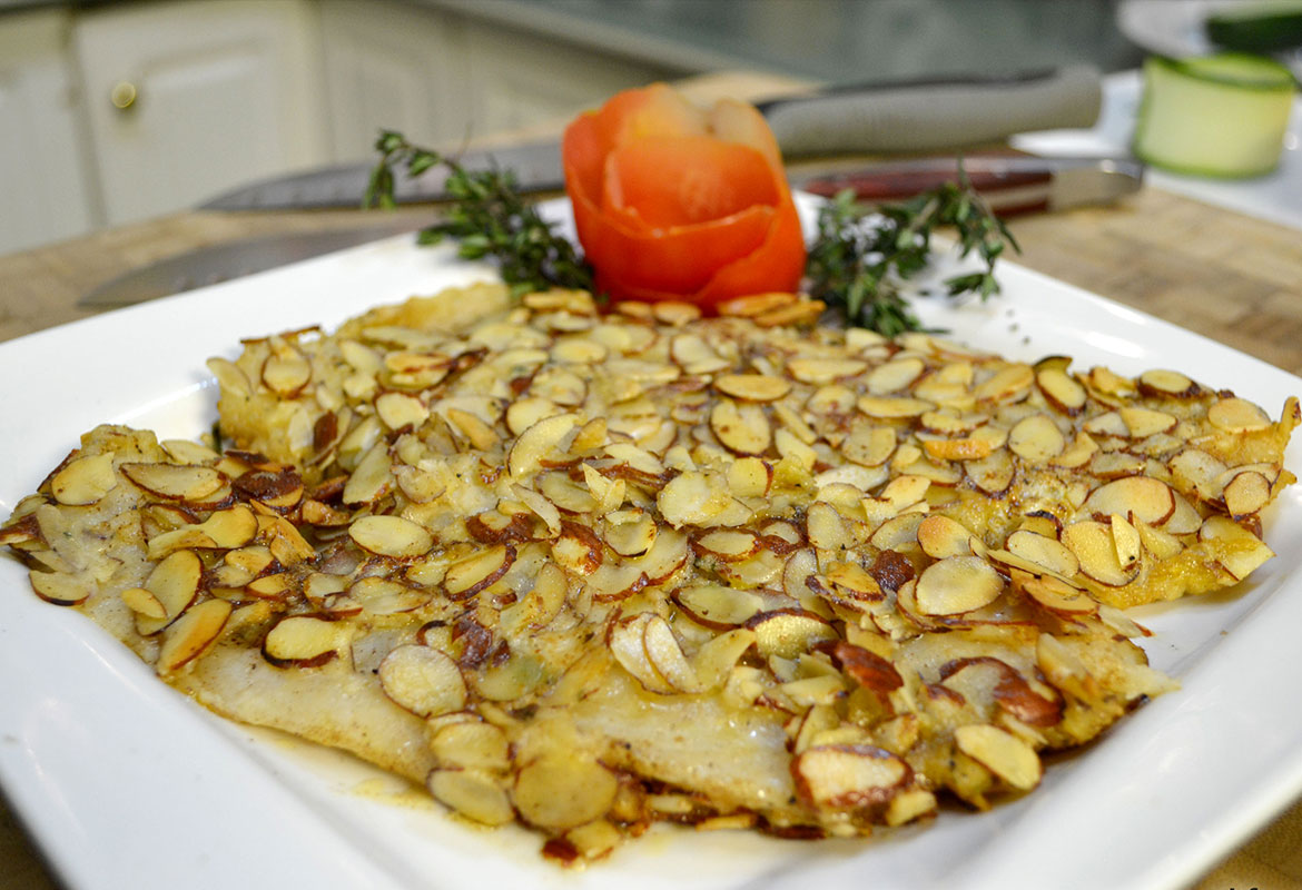Filete de Mero con Almendras